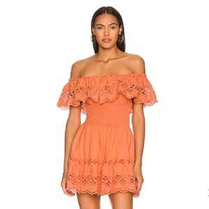 Lovers + Friends Off-Shoulder Dallas Mini Dress